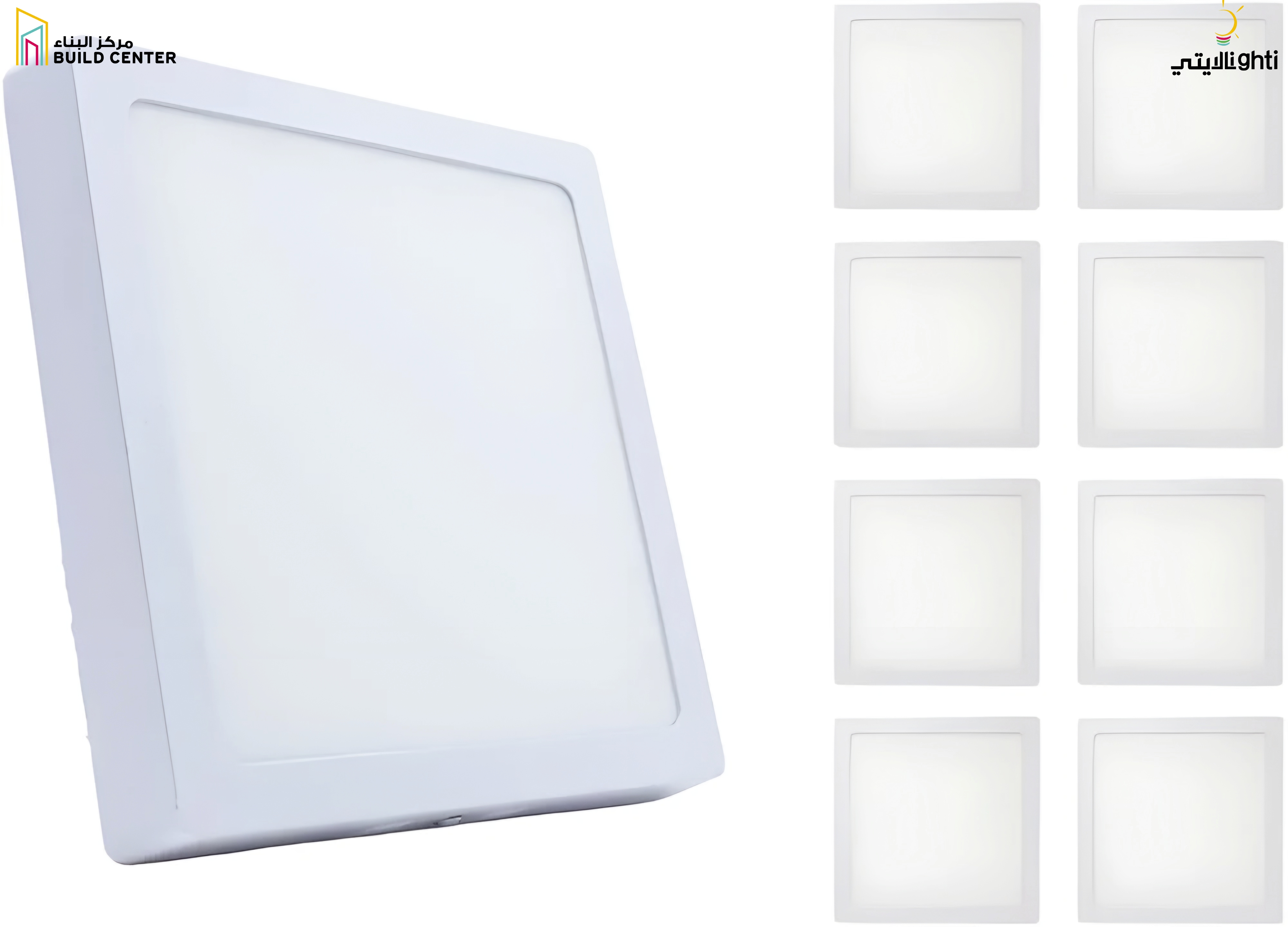 Surface Mounted LED Panel- Isolated- Square- 3 Year