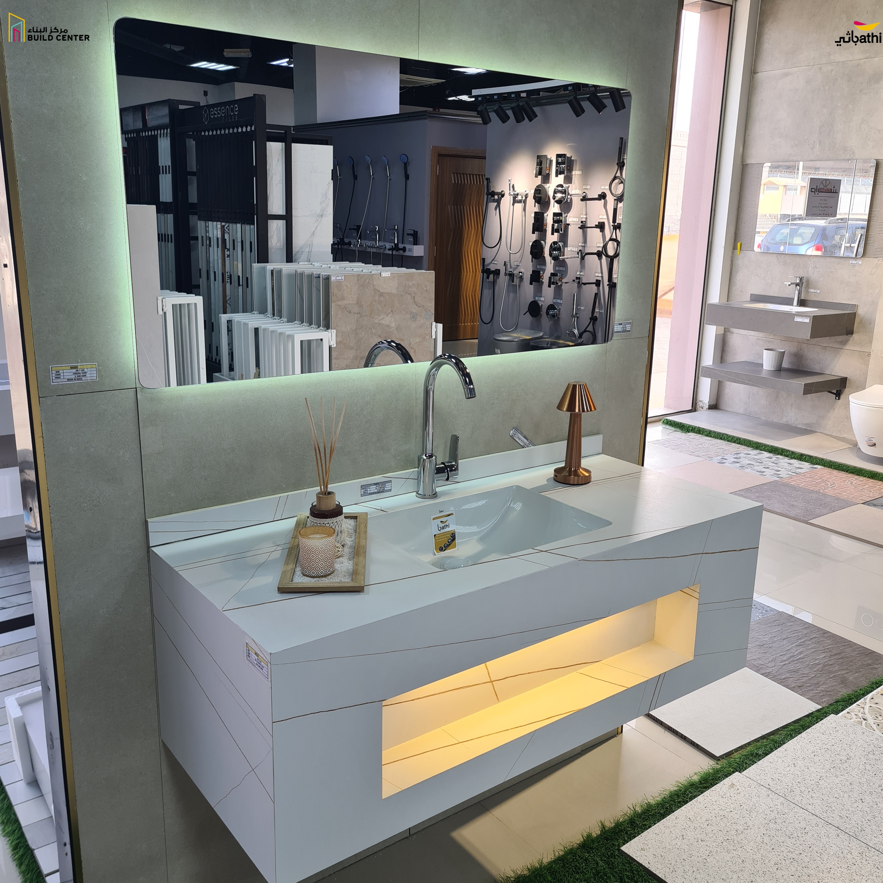 M7-SS WHITE GLSY 50×120