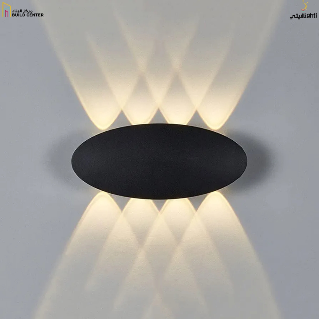 OUTDOOR LAMP 8*1 W BLACK CX-LC2008-8