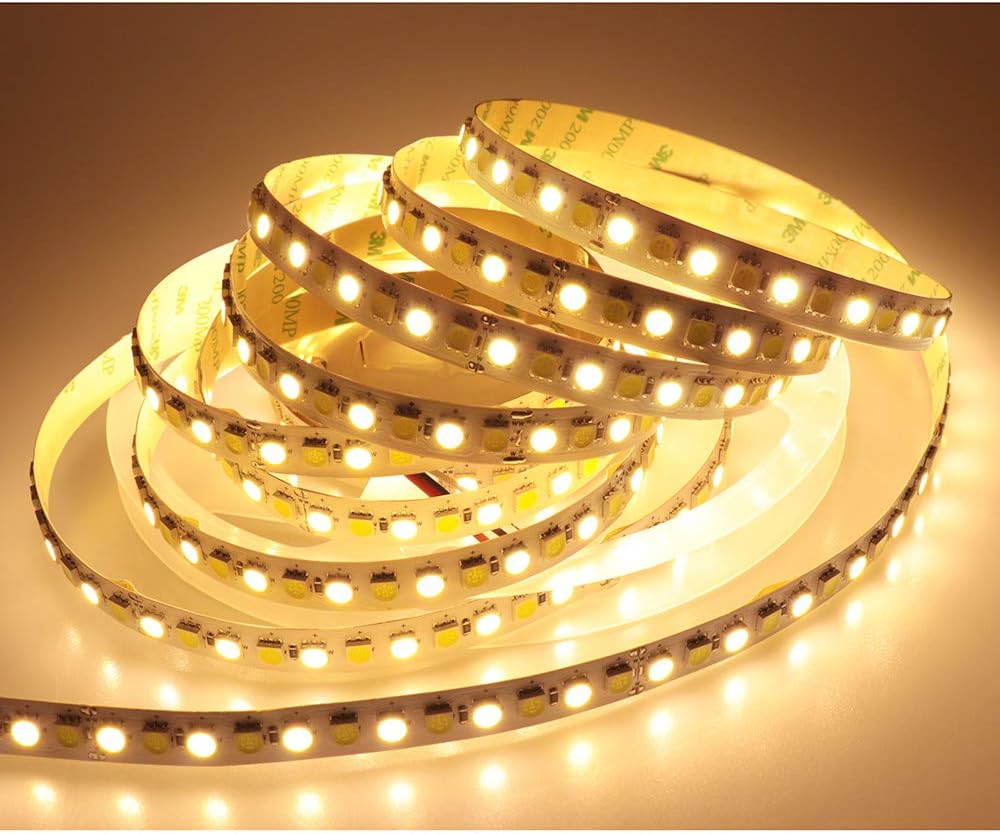 LED SMD Strip 8mm 60pcs 5W 3000K- 1 Year