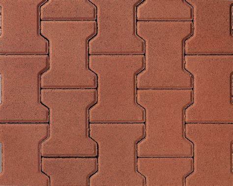 INTERLOCK RECTANGLE RED / انترلوك مستطيل احمر