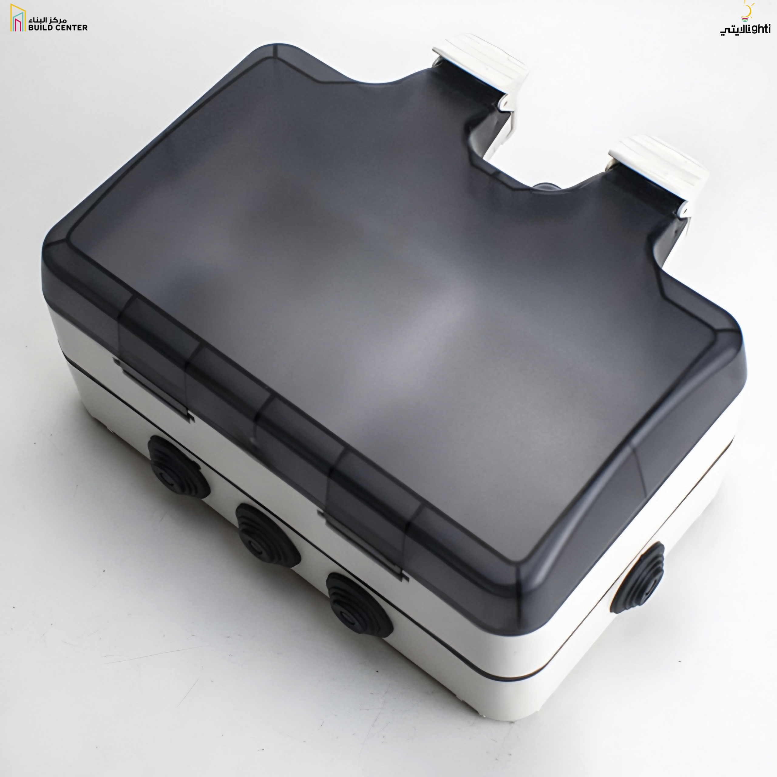 OUTDOOR WATER PROOF BOX2 POSITION BLACK