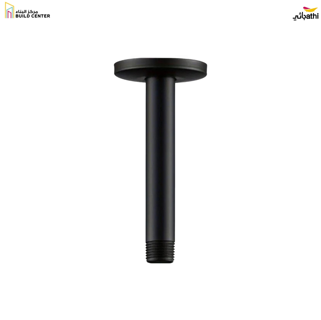 80979 - Round Shower Rod Matt Black